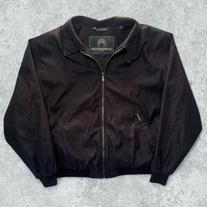 Y2K Weatherproof Vintage Utility Jacket Black XL Lightweight